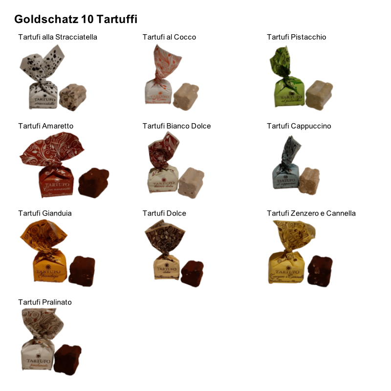 Goldschatz - 10 Tartufi gemischt